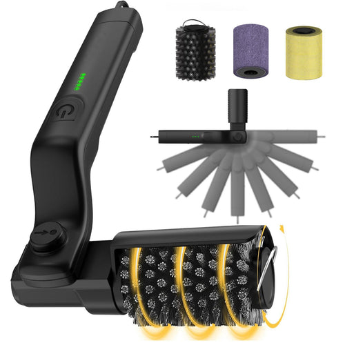 Electric Grill Cleaning Brush with Stainless Steel Handle